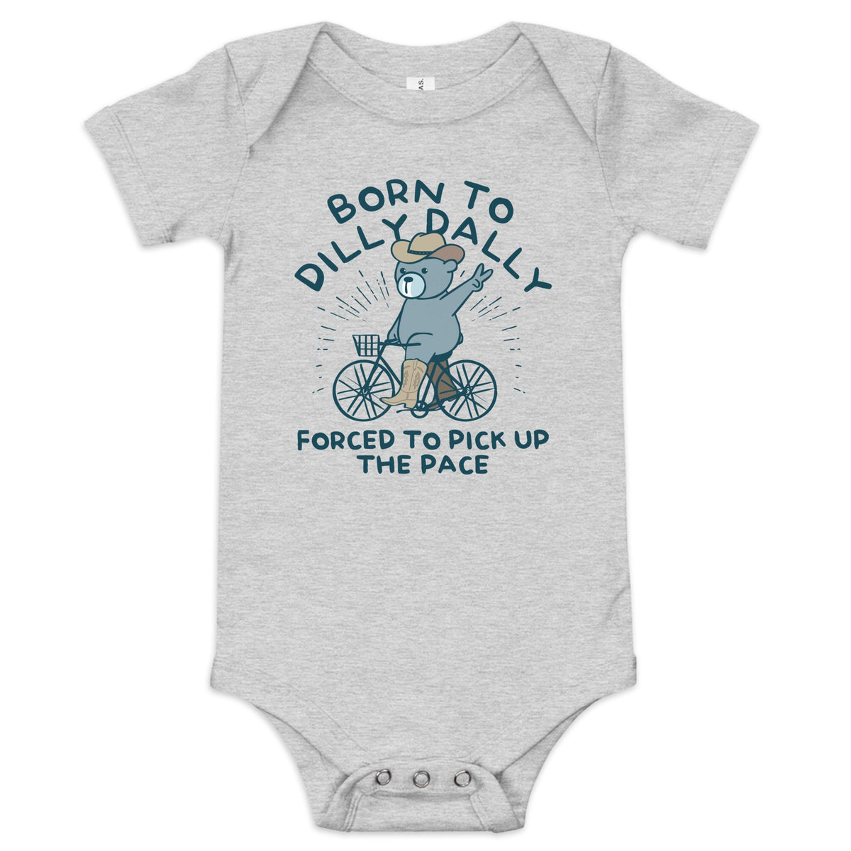 Born To Dilly Dally Forced To Pick Up The Pace Kid's Onesie