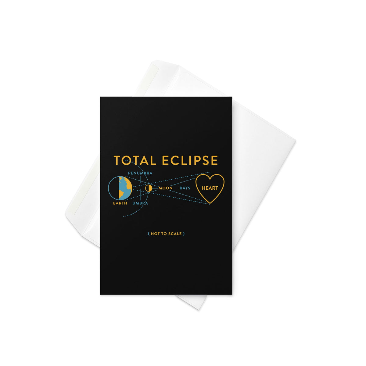 Total Eclipse Of The Heart Greeting Card