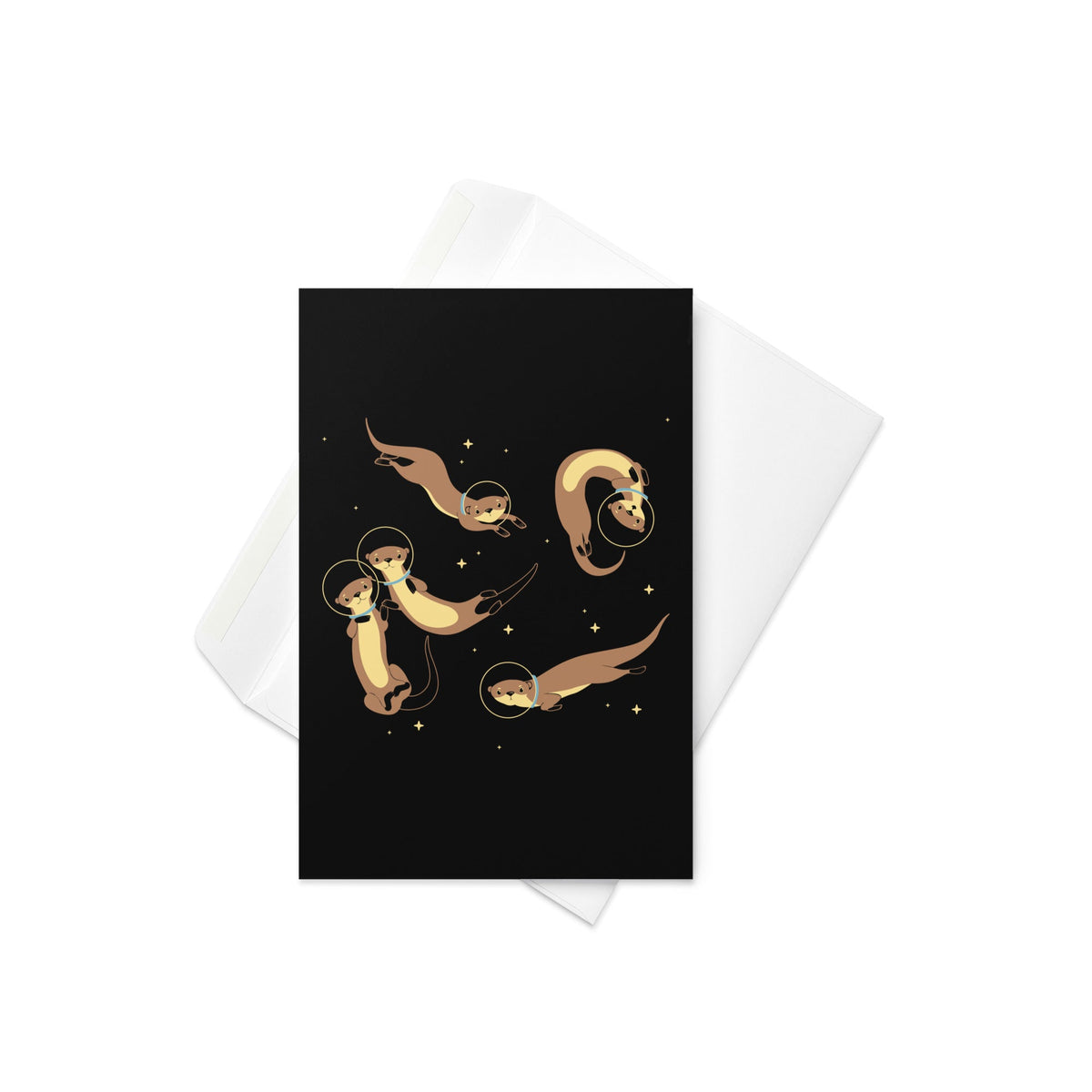 Otter Space Greeting Card