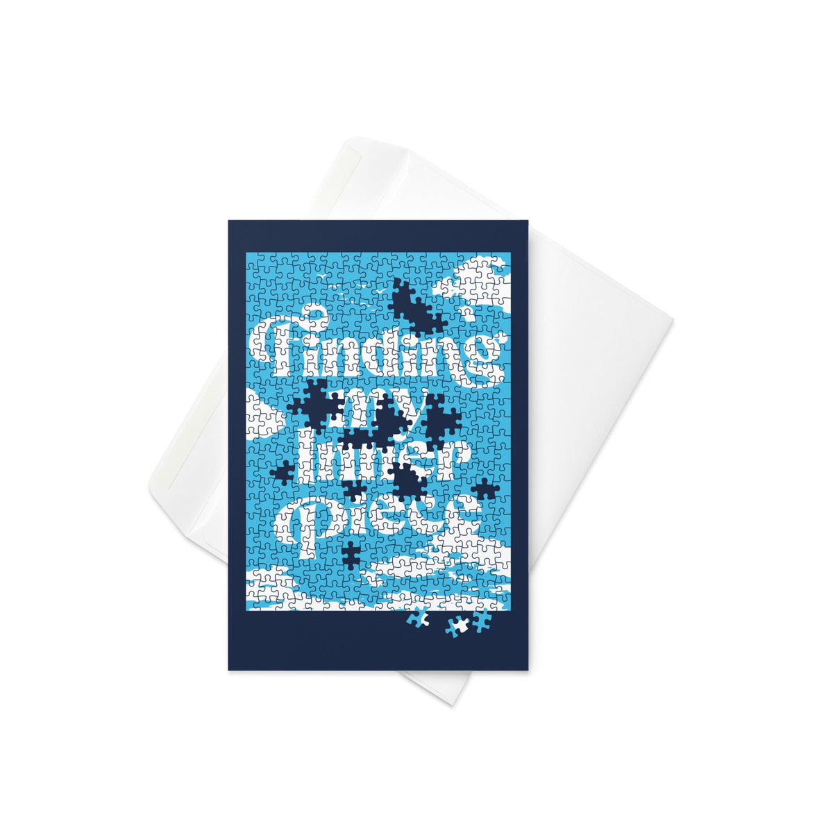 Finding My Inner Piece Greeting Card