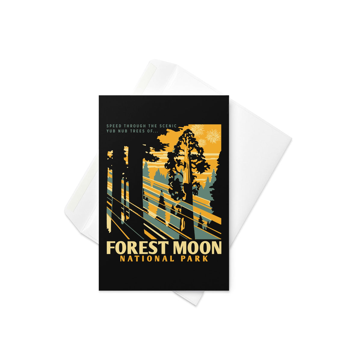 Forest Moon National Park Greeting Card