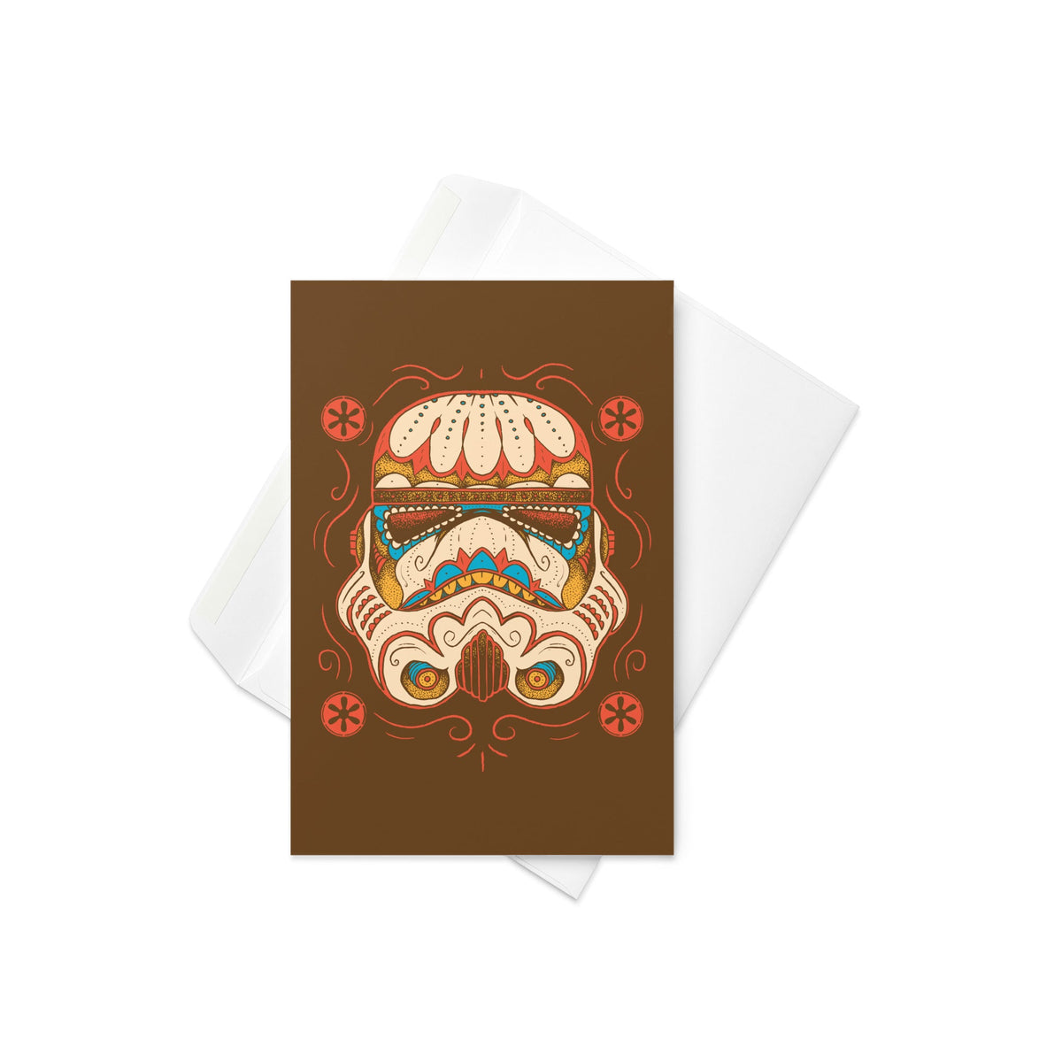 Sugar Skull Trooper Greeting Card