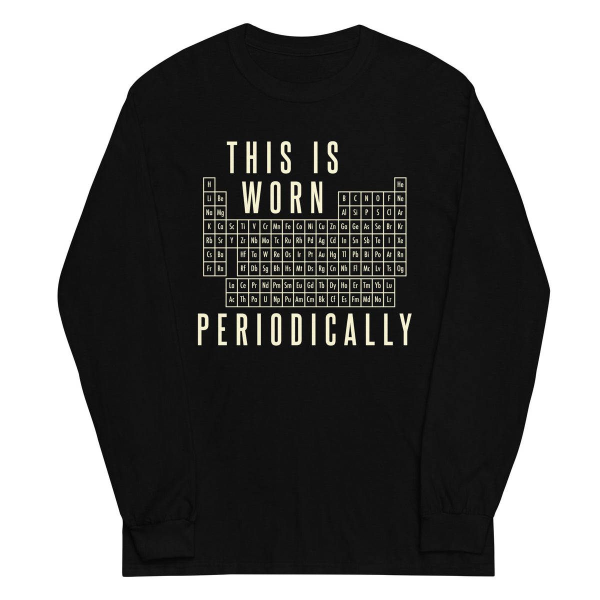 This Is Worn Periodically Unisex Long Sleeve Tee product image 2