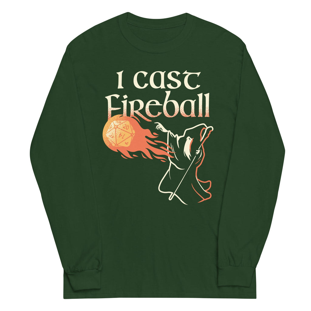 I Cast Fireball Unisex Long Sleeve Tee product image 4