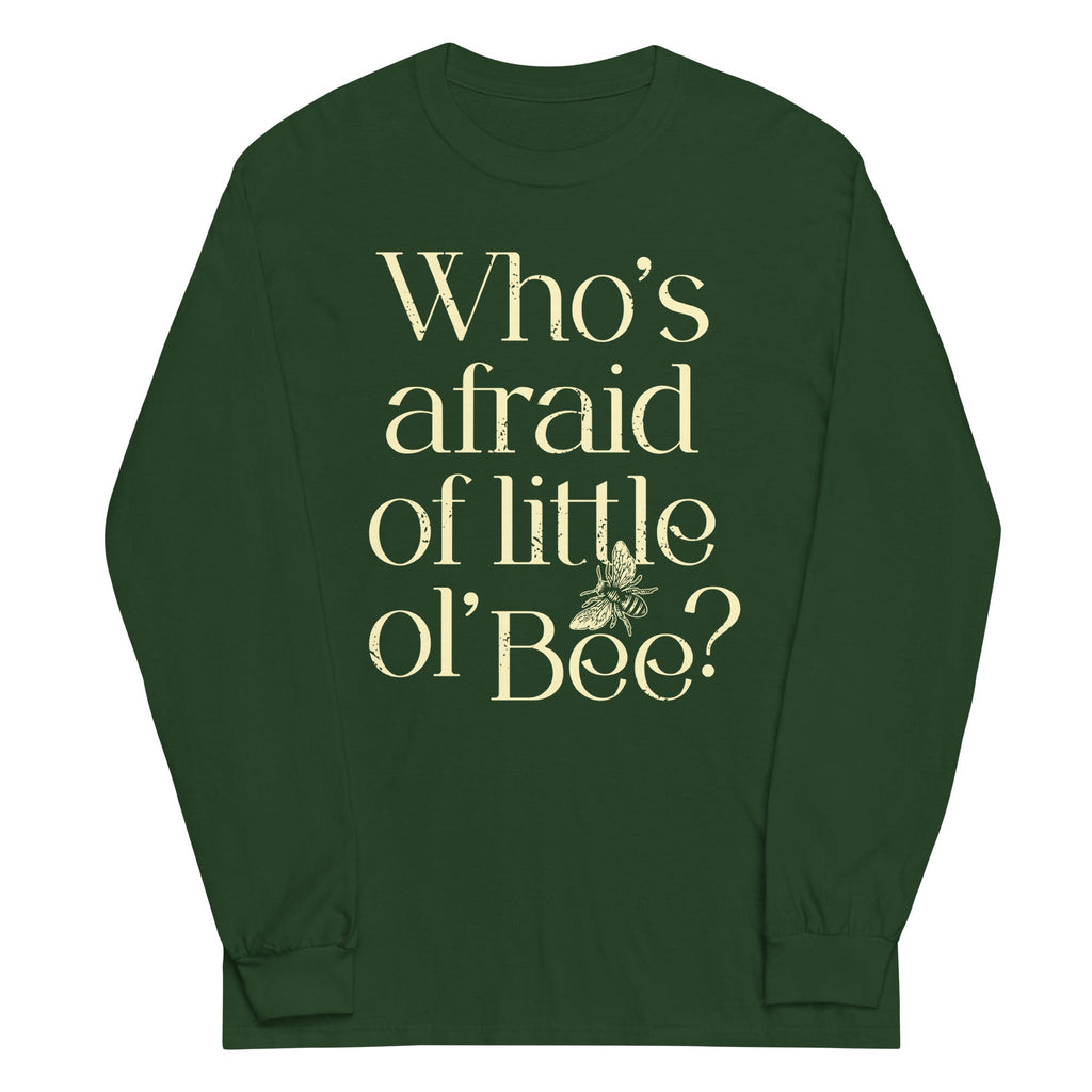 Who's Afraid Of Little Ol' Bee? Unisex Long Sleeve Tee product image 5