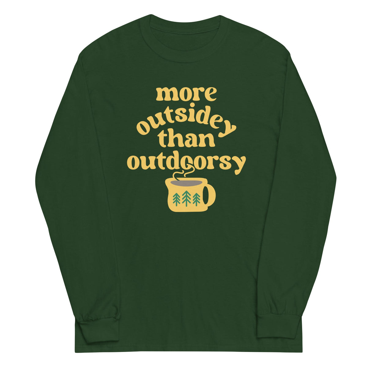 More Outsidey Than Outdoorsy Unisex Long Sleeve Tee product image 6