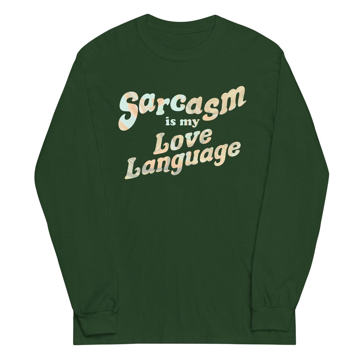 Sarcasm Is My Love Language Unisex Long Sleeve Tee product image 4