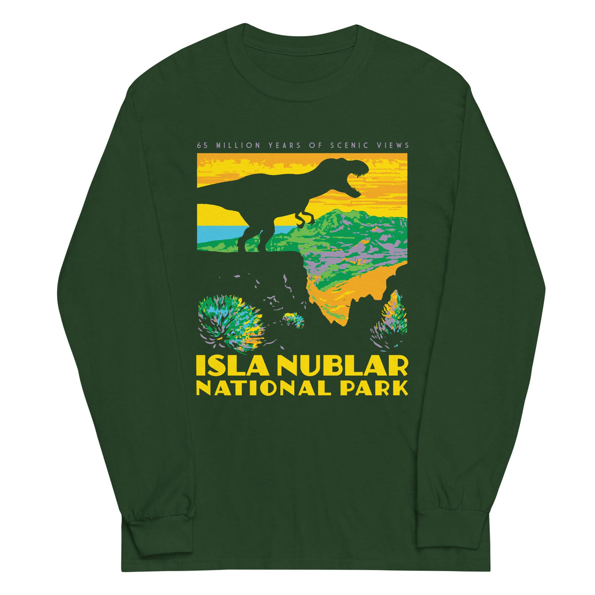 Isla Nublar National Park Unisex Long Sleeve Tee product image 4