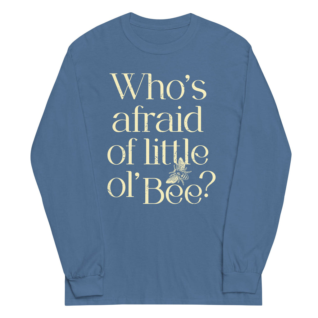 Who's Afraid Of Little Ol' Bee? Unisex Long Sleeve Tee product image 6