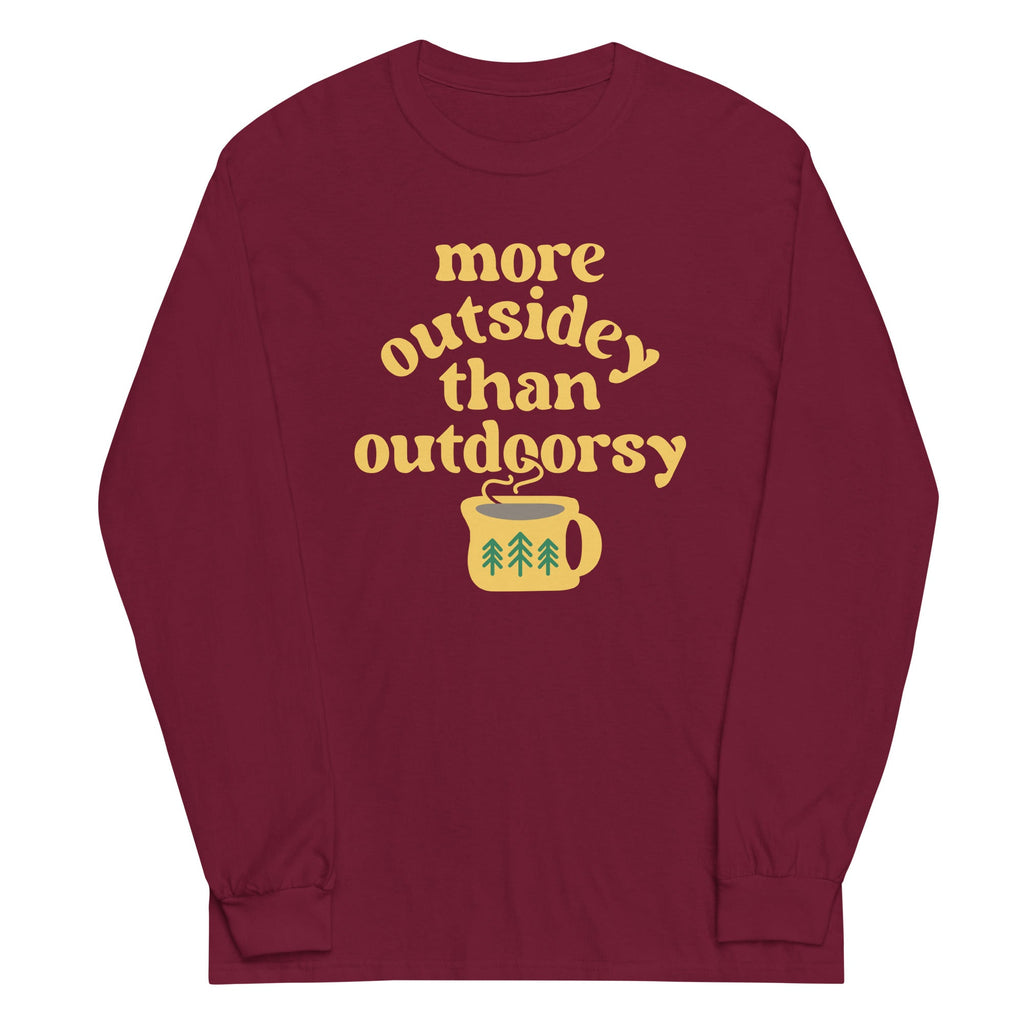 More Outsidey Than Outdoorsy Unisex Long Sleeve Tee product image 5