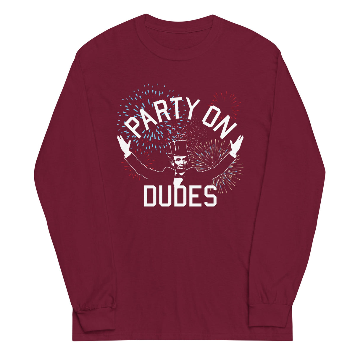 Party On Dudes Unisex Long Sleeve Tee product image 3