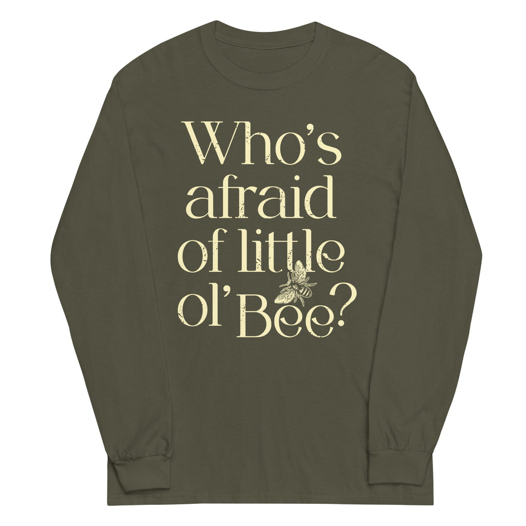Who's Afraid Of Little Ol' Bee? Unisex Long Sleeve Tee product image 1
