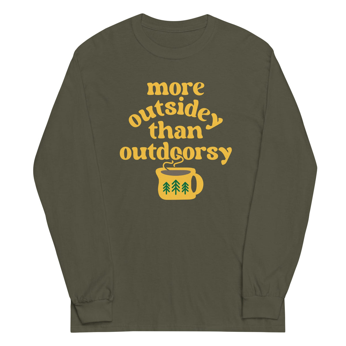 More Outsidey Than Outdoorsy Unisex Long Sleeve Tee product image 2