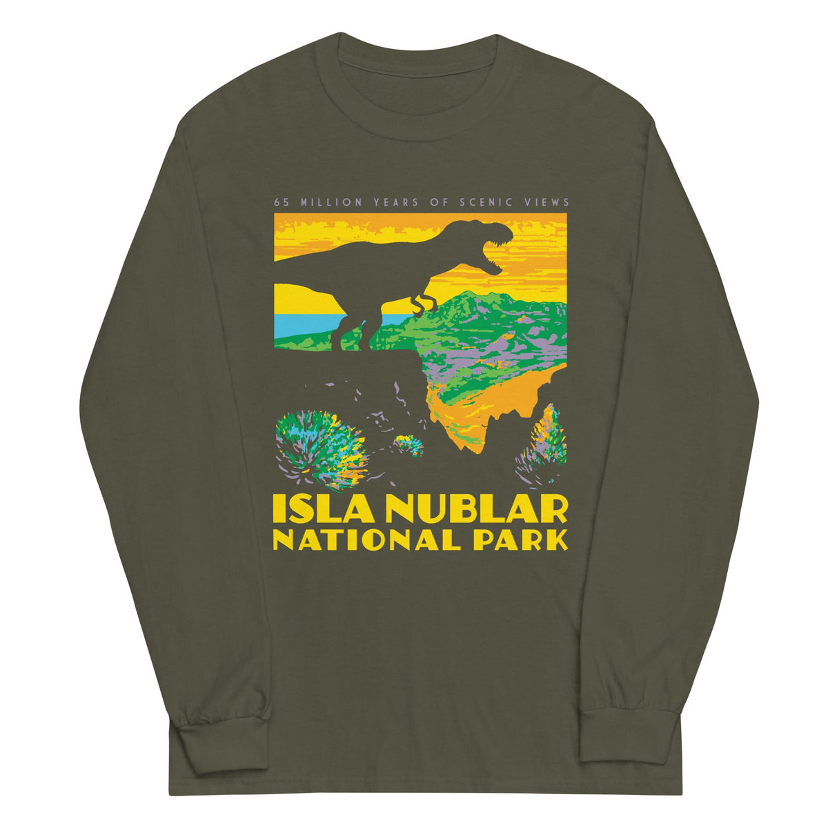 Isla Nublar National Park Unisex Long Sleeve Tee product image 5