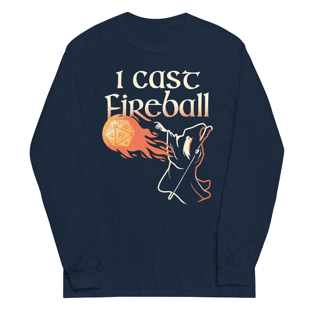 I Cast Fireball Unisex Long Sleeve Tee product image 2