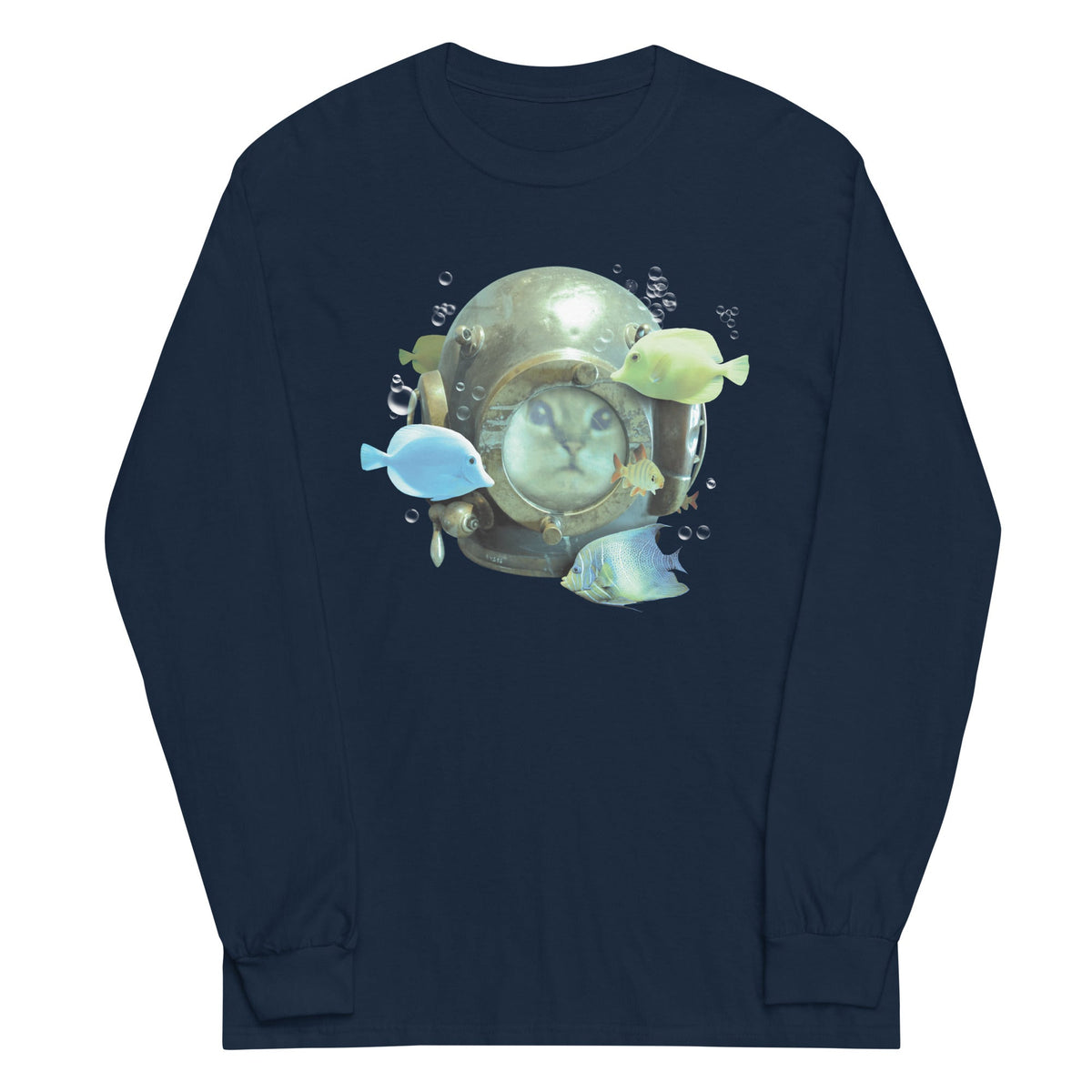20,000 Purrrs Under The Sea Unisex Long Sleeve Tee product image 1