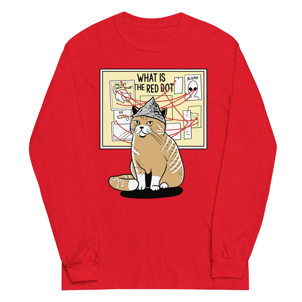 What Is The Red Dot? Unisex Long Sleeve Tee product image 2