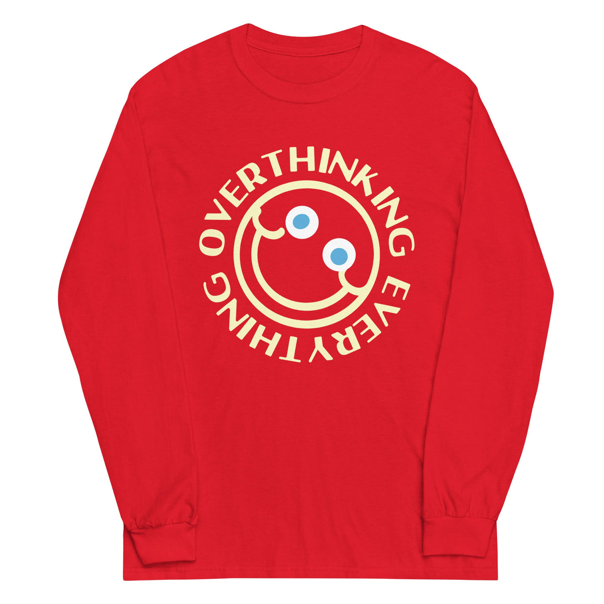 Overthinking Everything Unisex Long Sleeve Tee product image 5