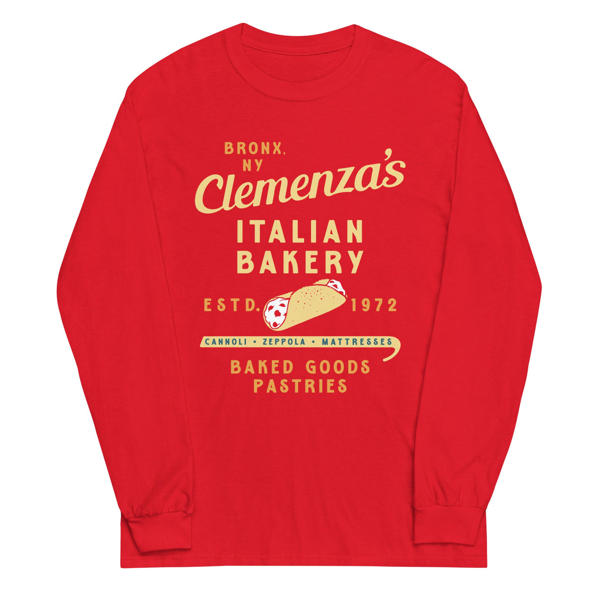 Clemenza's Italian Bakery Unisex Long Sleeve Tee product image 3