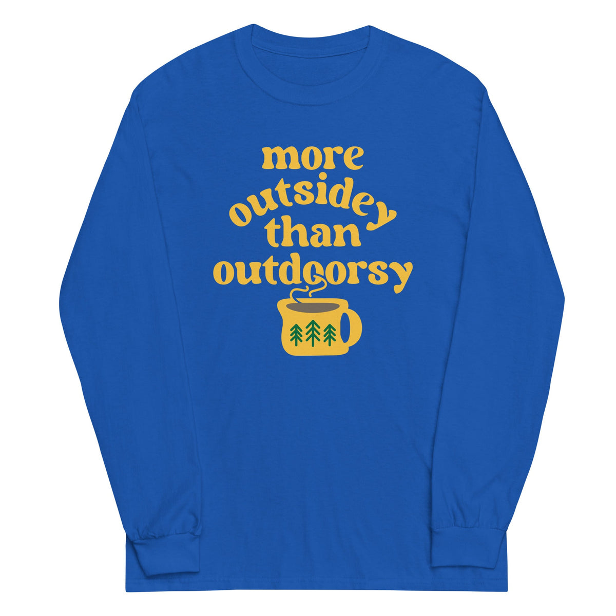 More Outsidey Than Outdoorsy Unisex Long Sleeve Tee product image 1