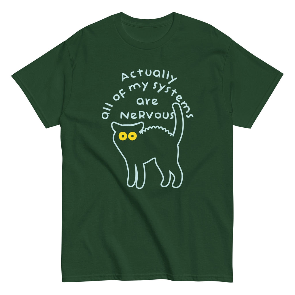 Actually All Of My Systems Are Nervous Men's Classic Tee product image 6