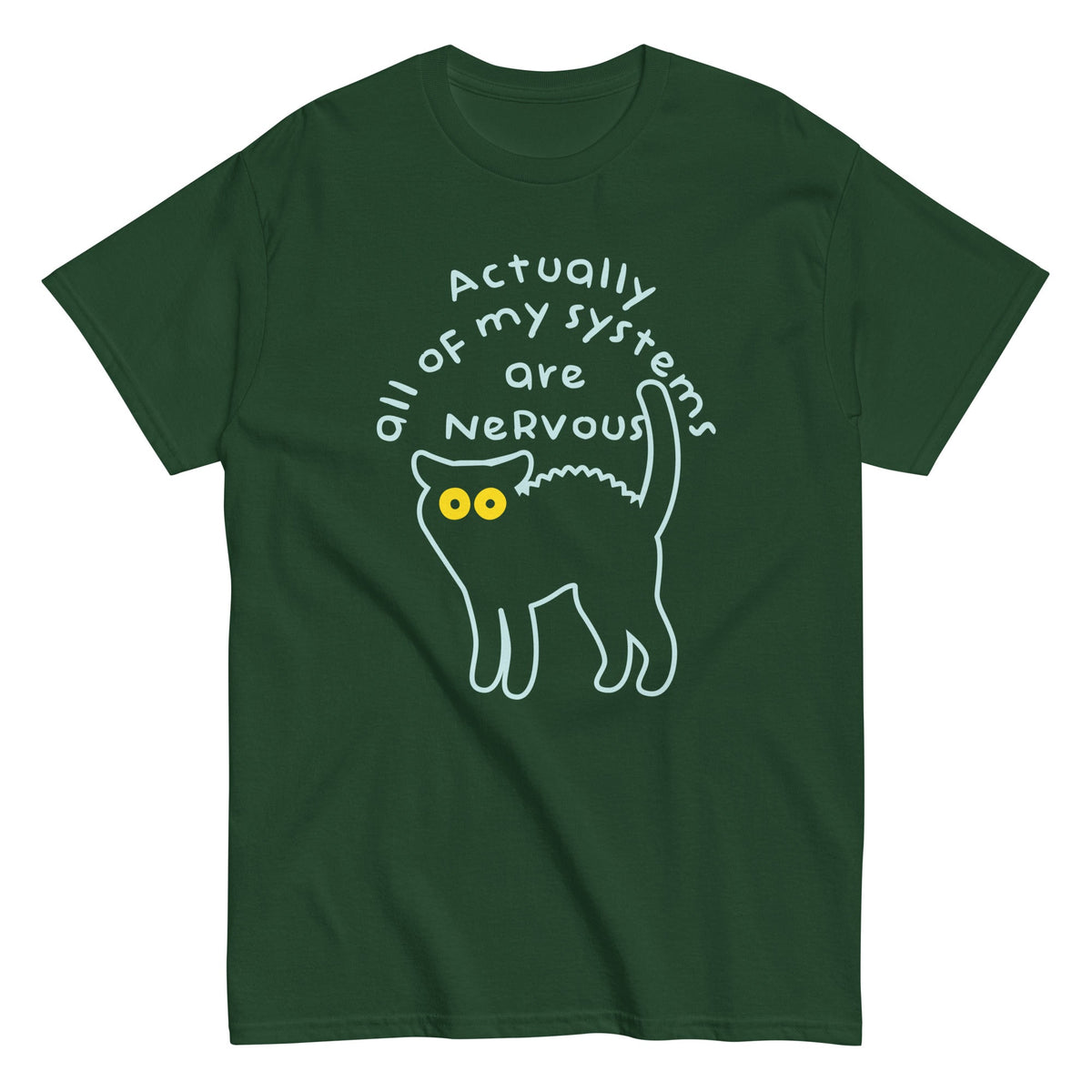 Actually All Of My Systems Are Nervous Men's Classic Tee product image 6