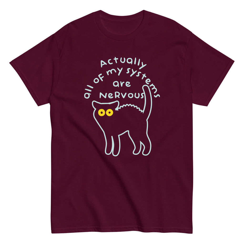 Actually All Of My Systems Are Nervous Men's Classic Tee product image 4