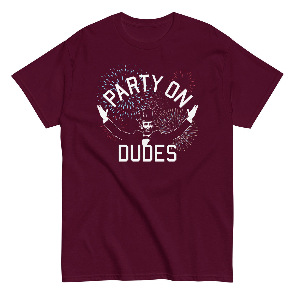 Party On Dudes Men's Classic Tee product image 3