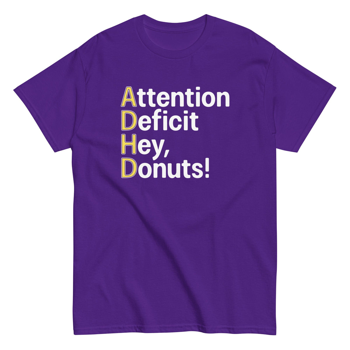 Attention Deficit Hey, Donuts! Men's Classic Tee product image 4