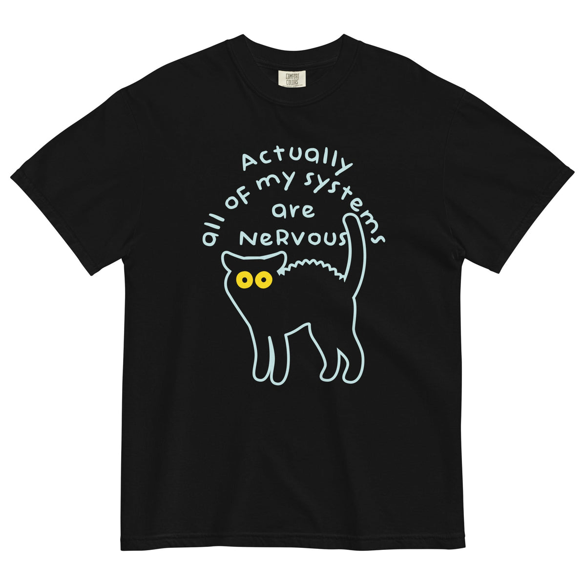 Actually All Of My Systems Are Nervous Men's Relaxed Fit Tee product image 1