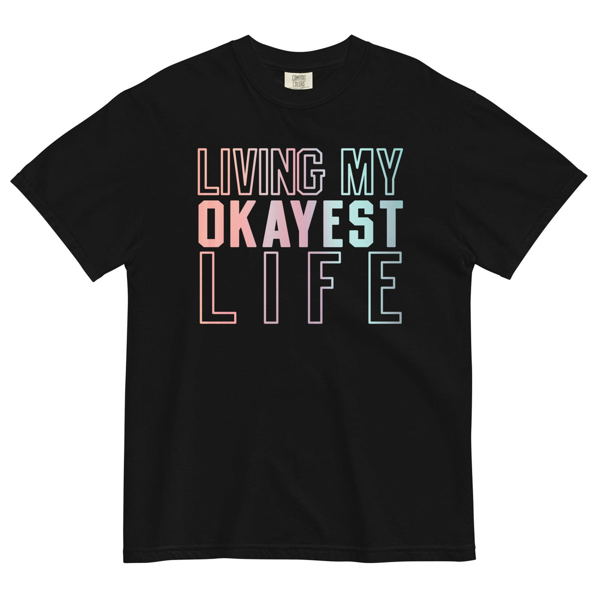 Living My Okayest Life Men's Relaxed Fit Tee product image 2