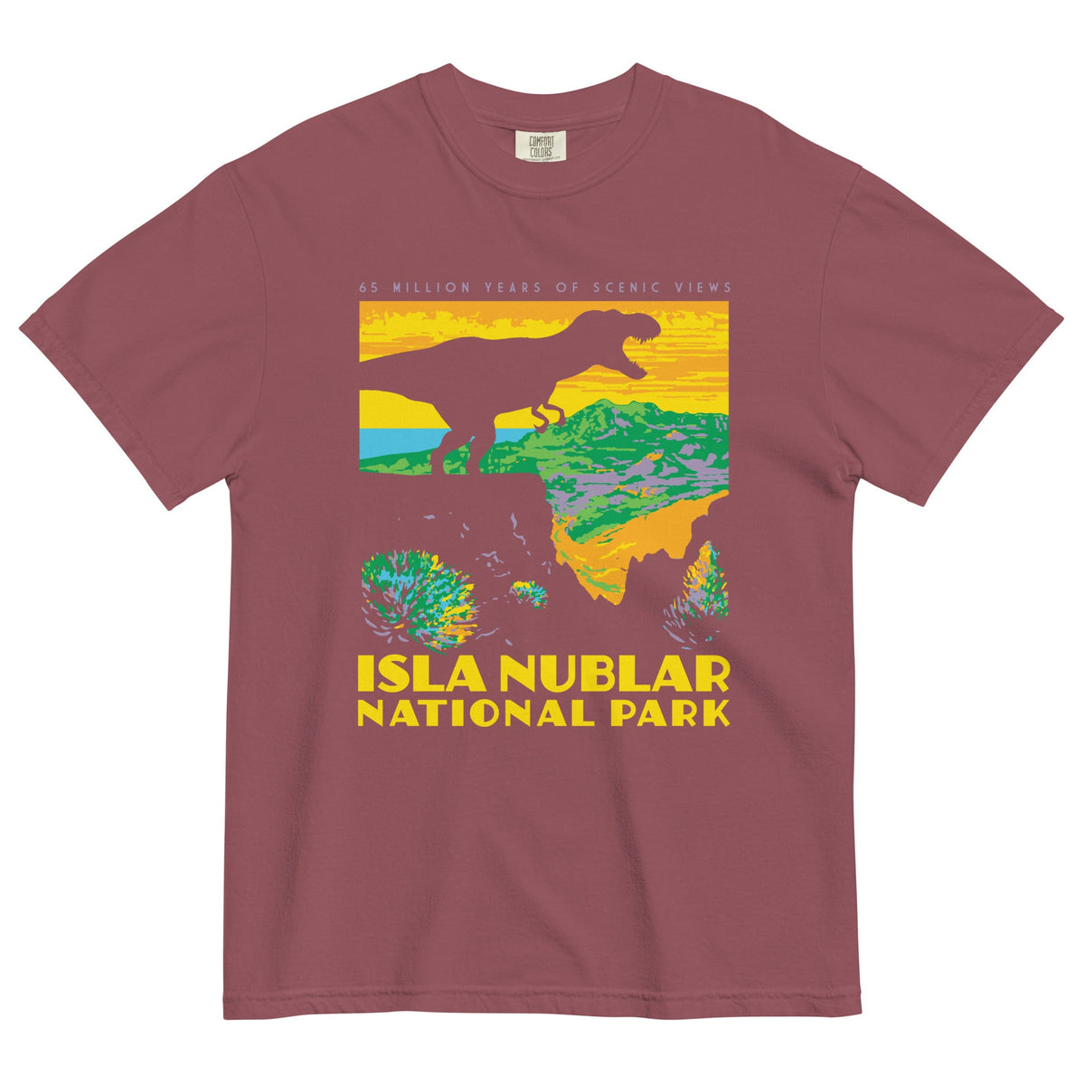 Isla Nublar National Park Men's Relaxed Fit Tee product image 5