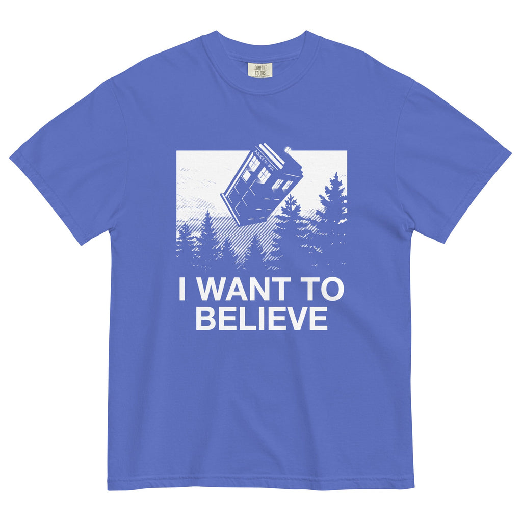 I Want To Believe Tardis Men's Relaxed Fit Tee product image 3