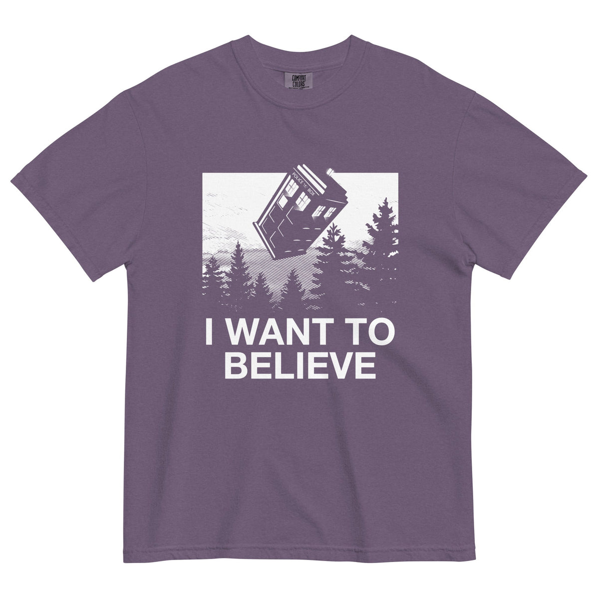 I Want To Believe Tardis Men's Relaxed Fit Tee product image 5