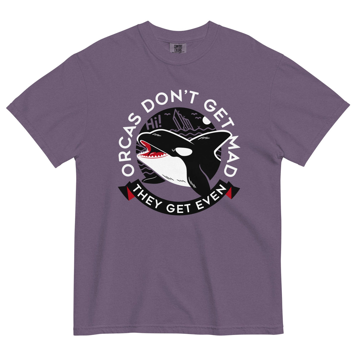 Orcas Don't Get Mad They Even Men's Relaxed Fit Tee product image 3