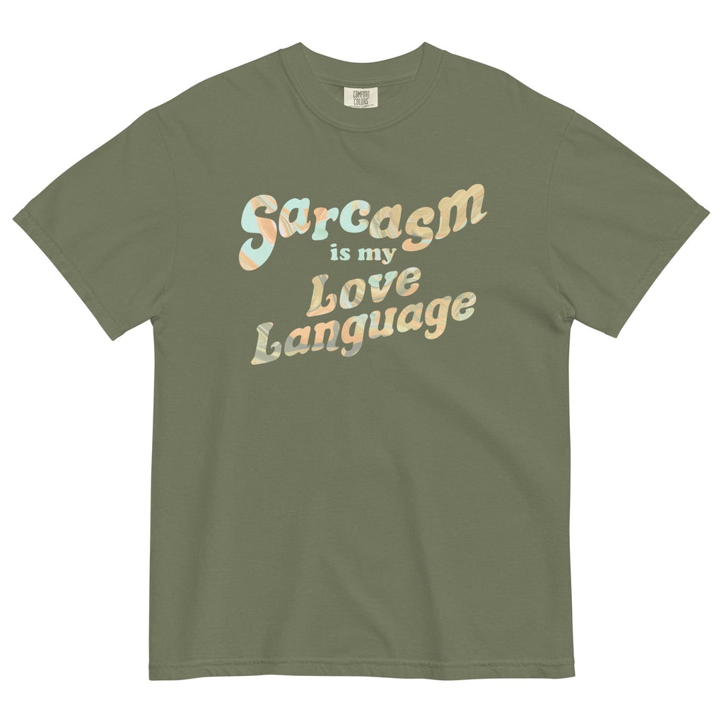 Sarcasm Is My Love Language Men's Relaxed Fit Tee product image 3