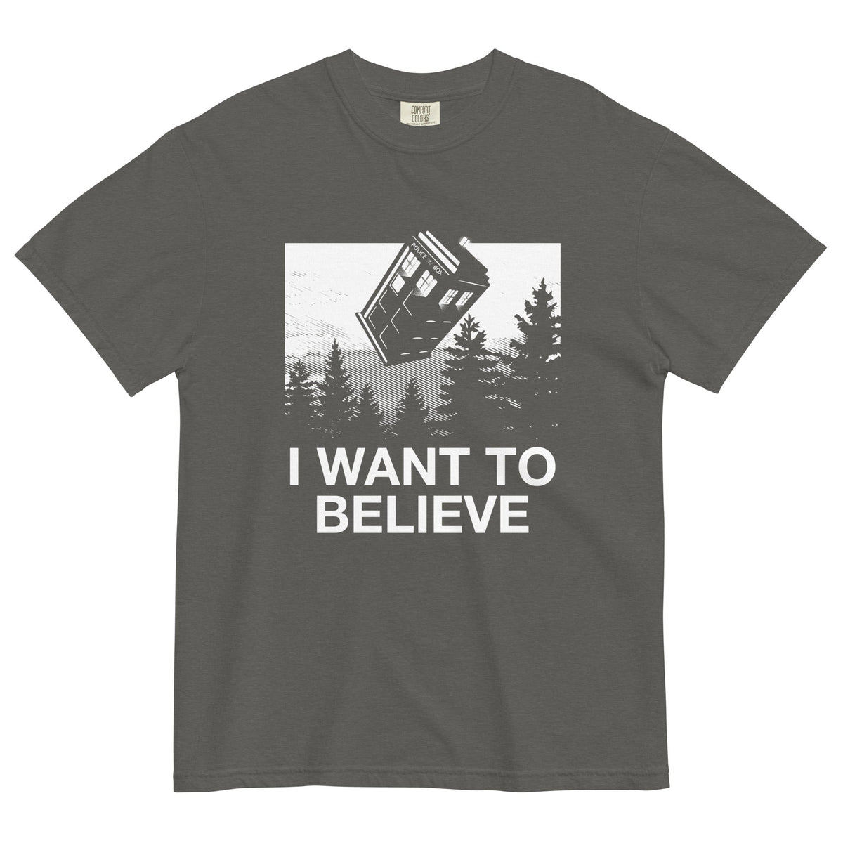 I Want To Believe Tardis Men's Relaxed Fit Tee product image 4