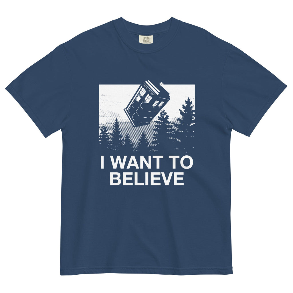 I Want To Believe Tardis Men's Relaxed Fit Tee product image 1