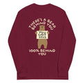 There's A Bear Behind You, 100% Unisex Long Sleeve Tee product image 1
