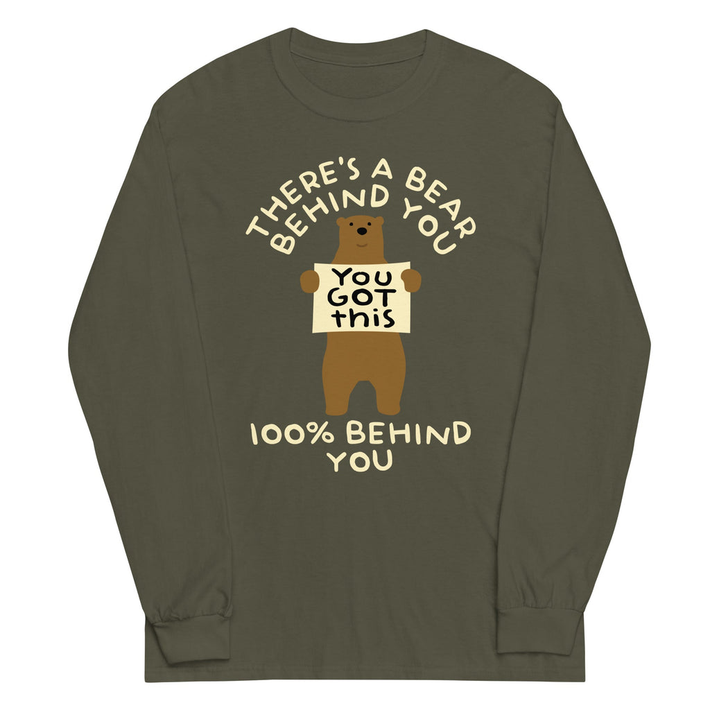 There's A Bear Behind You, 100% Unisex Long Sleeve Tee product image 4