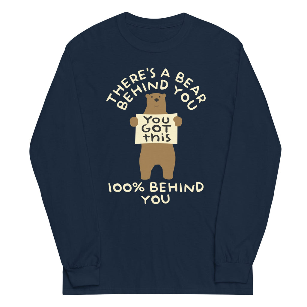 There's A Bear Behind You, 100% Unisex Long Sleeve Tee product image 5