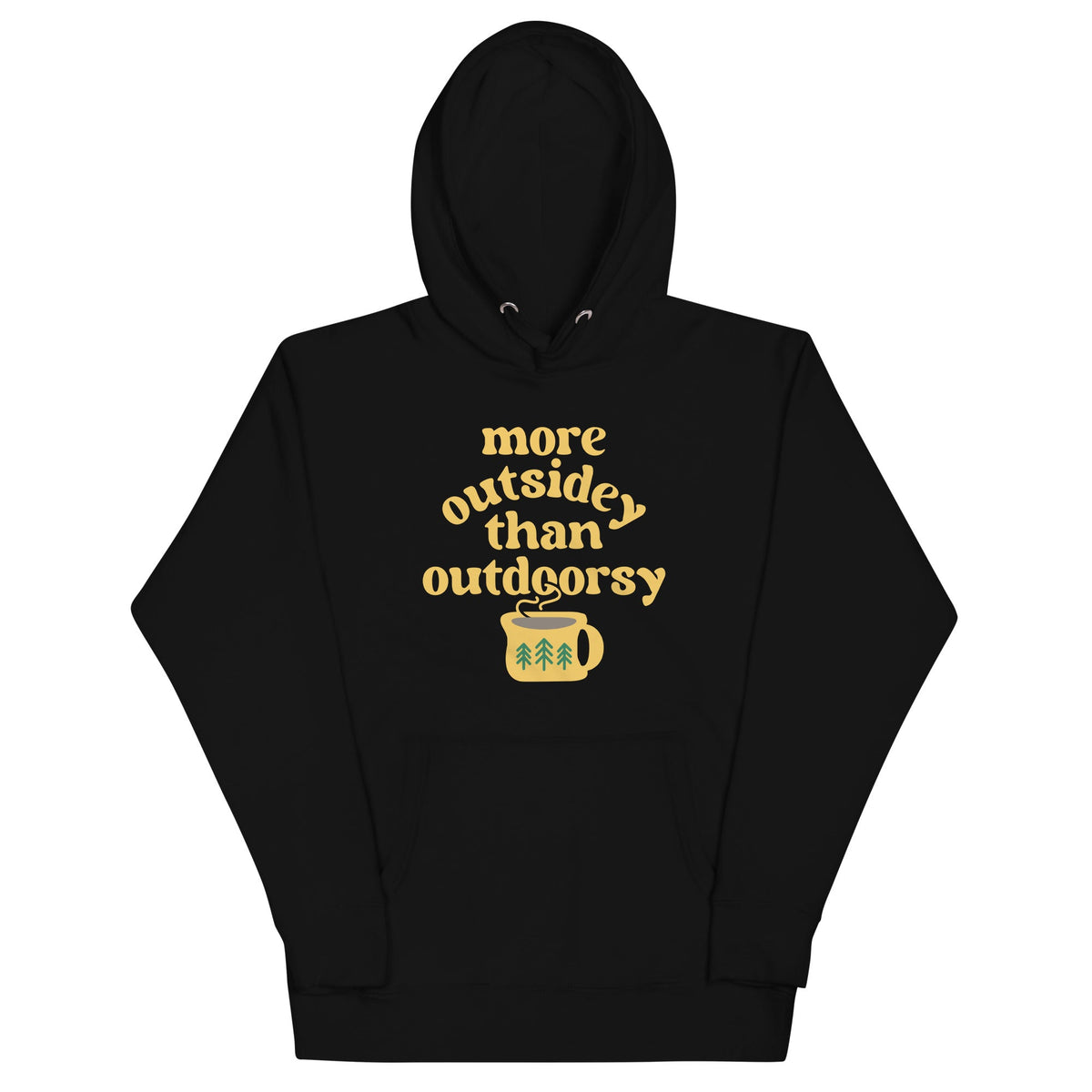 More Outsidey Than Outdoorsy Unisex Hoodie product image 3