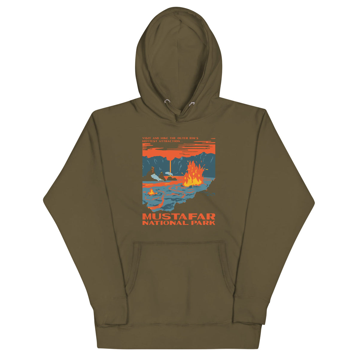 Mustafar National Park Unisex Hoodie product image 6