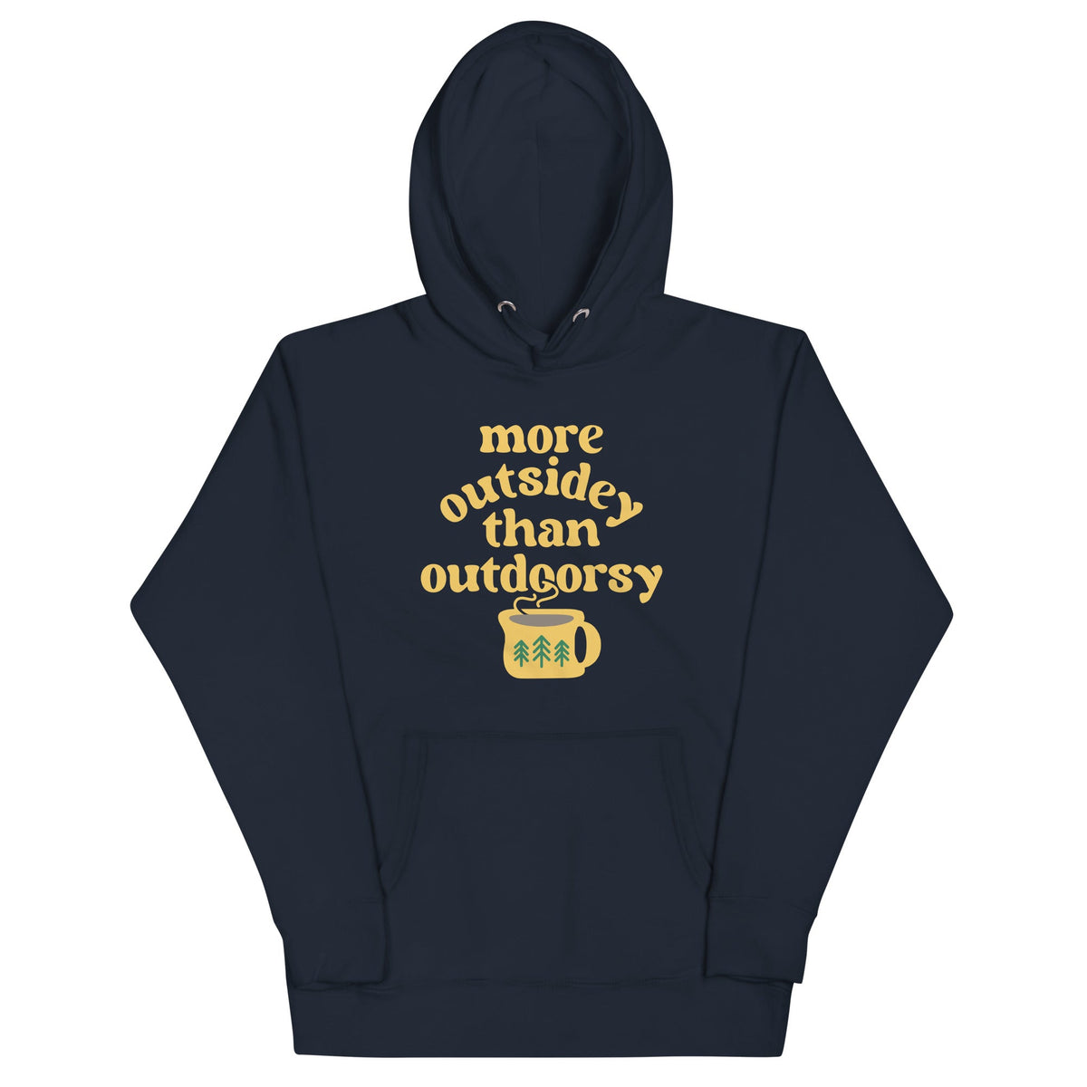 More Outsidey Than Outdoorsy Unisex Hoodie product image 4