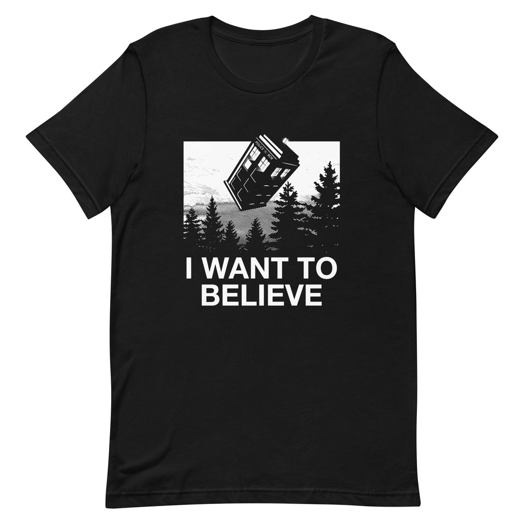 I Want To Believe Tardis Men's Signature Tee product image 2