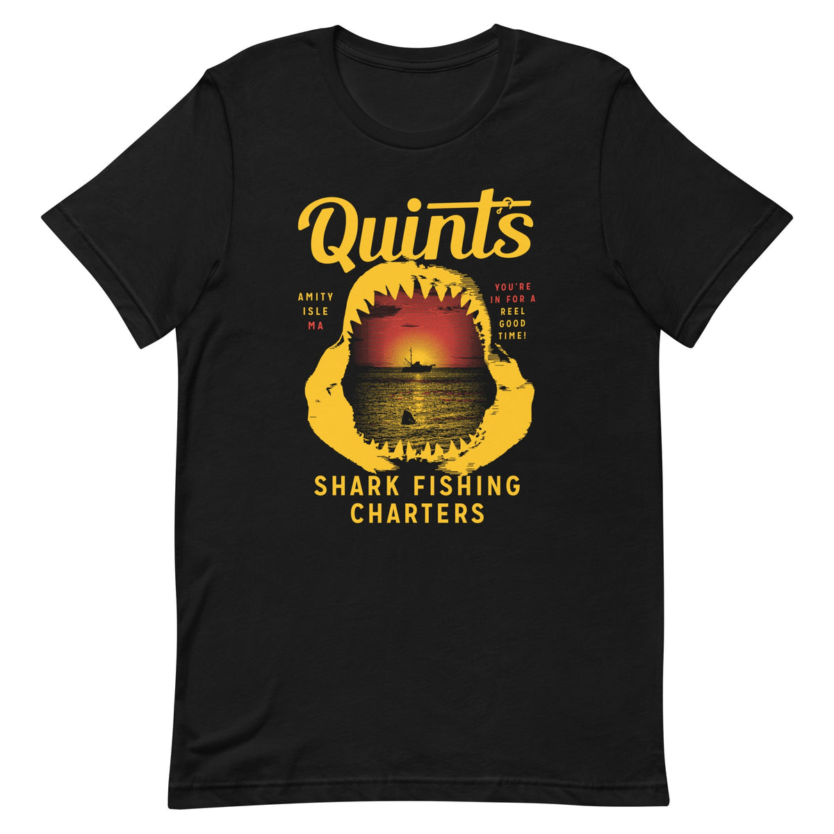 Quint's Shark Fishing Charters Men's Signature Tee product image 2
