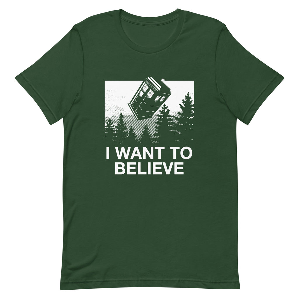 I Want To Believe Tardis Men's Signature Tee product image 4
