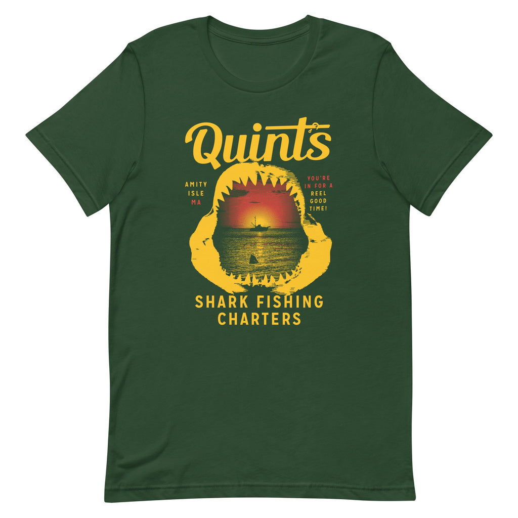 Quint's Shark Fishing Charters Men's Signature Tee product image 5