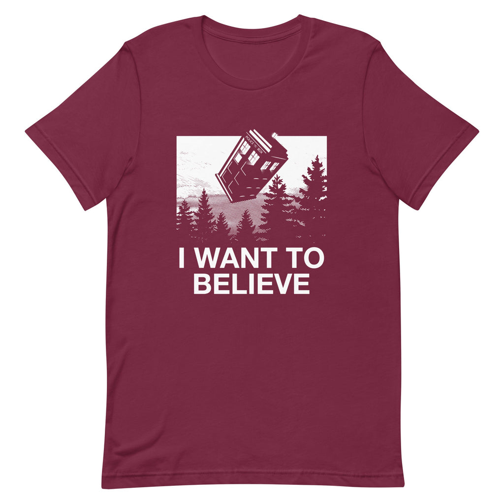 I Want To Believe Tardis Men's Signature Tee product image 3