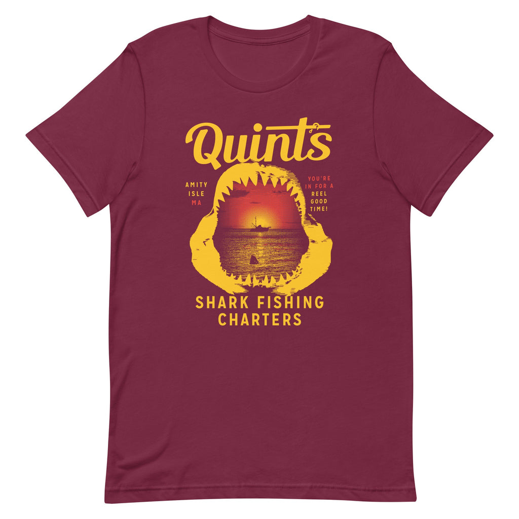 Quint's Shark Fishing Charters Men's Signature Tee product image 4